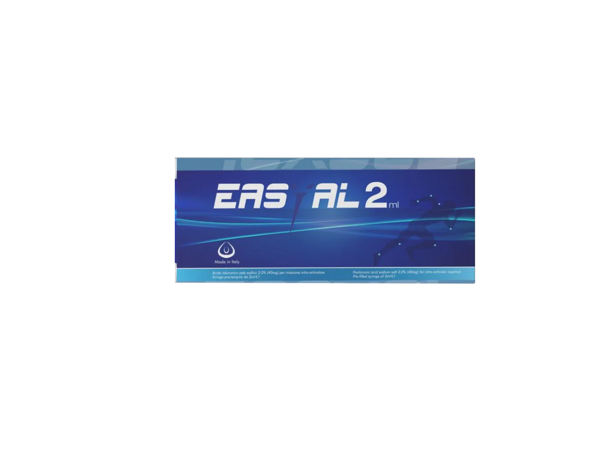 EASYAL | حقن حمض الهيالورونيك لعلاج خشونة الركبة والمفاصل وتحسين الحركة بدون جراحة (40 mg)